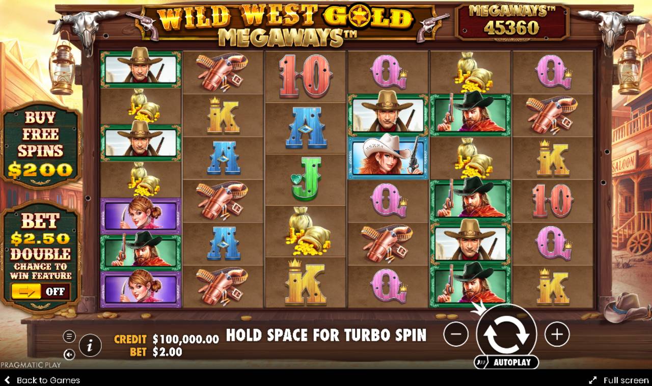 Wild West Gold Megaways (Pragmatic Play) Image 2